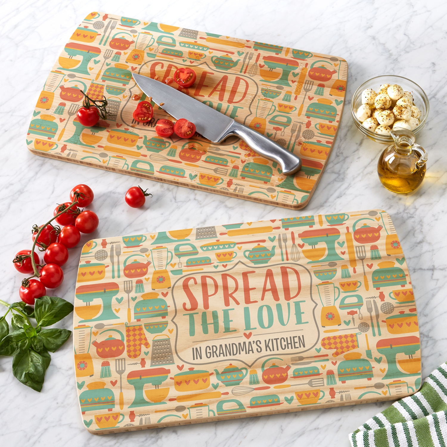 Spread Love Wood Cutting Board