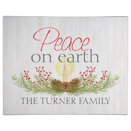 Wreath of Peace Canvas - 11x14