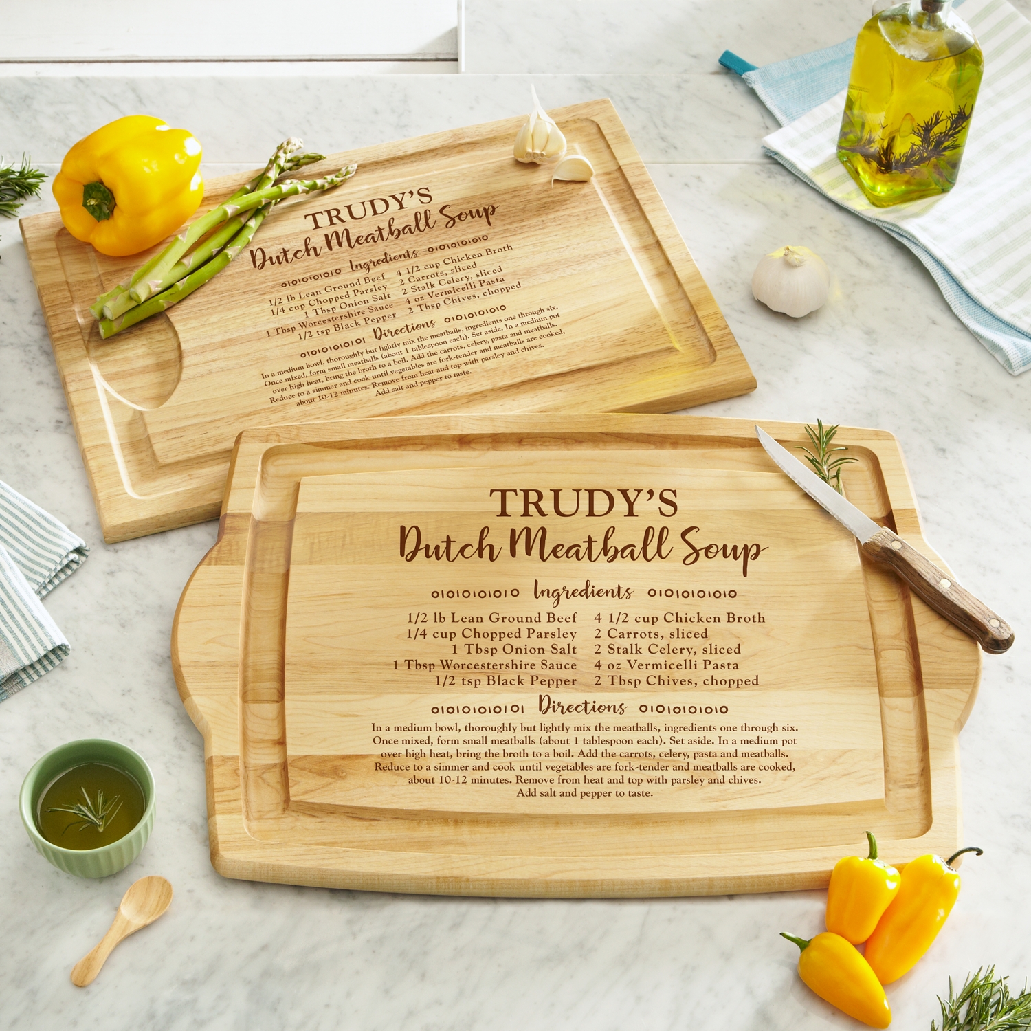 Your Family Recipe Maple Wood Cutting Board