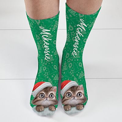 Animal Club International™ Santa Hat Socks