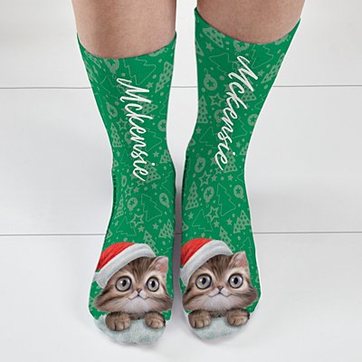 Animal Club International™ Father Christmas Hat Socks