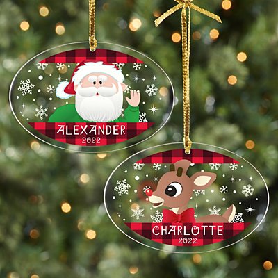 Rudolph® Character Oval Bauble