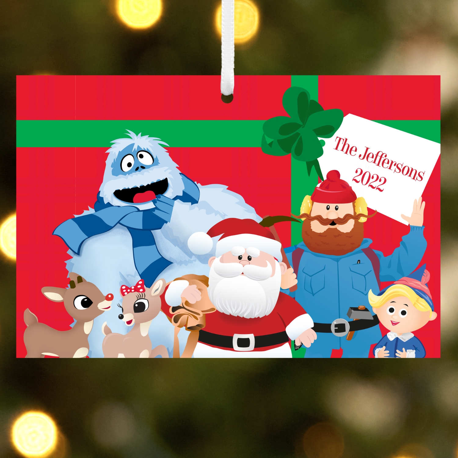Rudolph® Rectangle Ornament