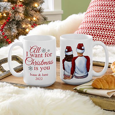 All I Want for Christmas Couple Mug