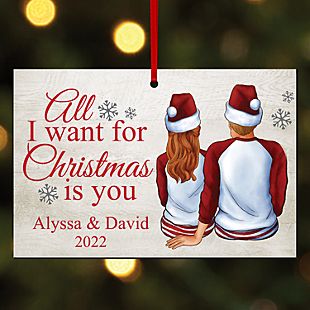 All I Want for Christmas Couple Ornament