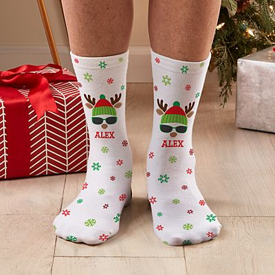Cool Reindeer Socks