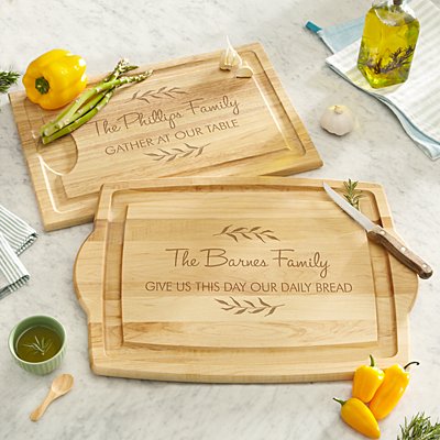 Family Branches Maple Wood Cutting Board
