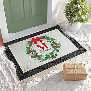 Festive Wreath Doormat