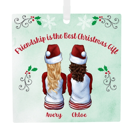 Forever Friends Holiday Ornament - 2 Girls