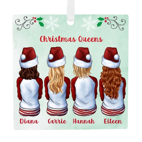 Forever Friends Holiday Ornament - 4 Girls