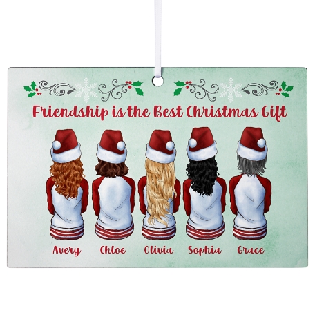 Forever Friends Holiday Ornament - 5 Girls