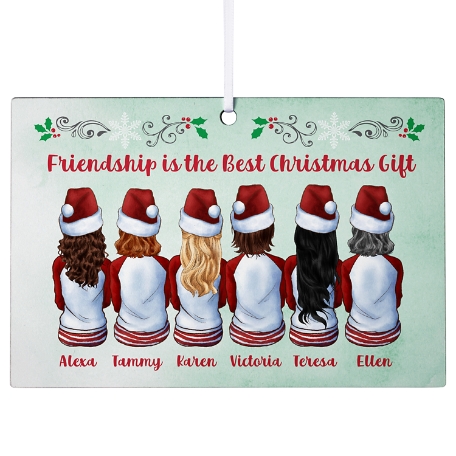 Forever Friends Holiday Ornament - 6 Girls