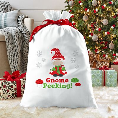 Gnome Peeking! Oversized Gift Bag
