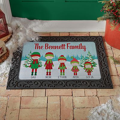 Christmas Family Gathering Doormat