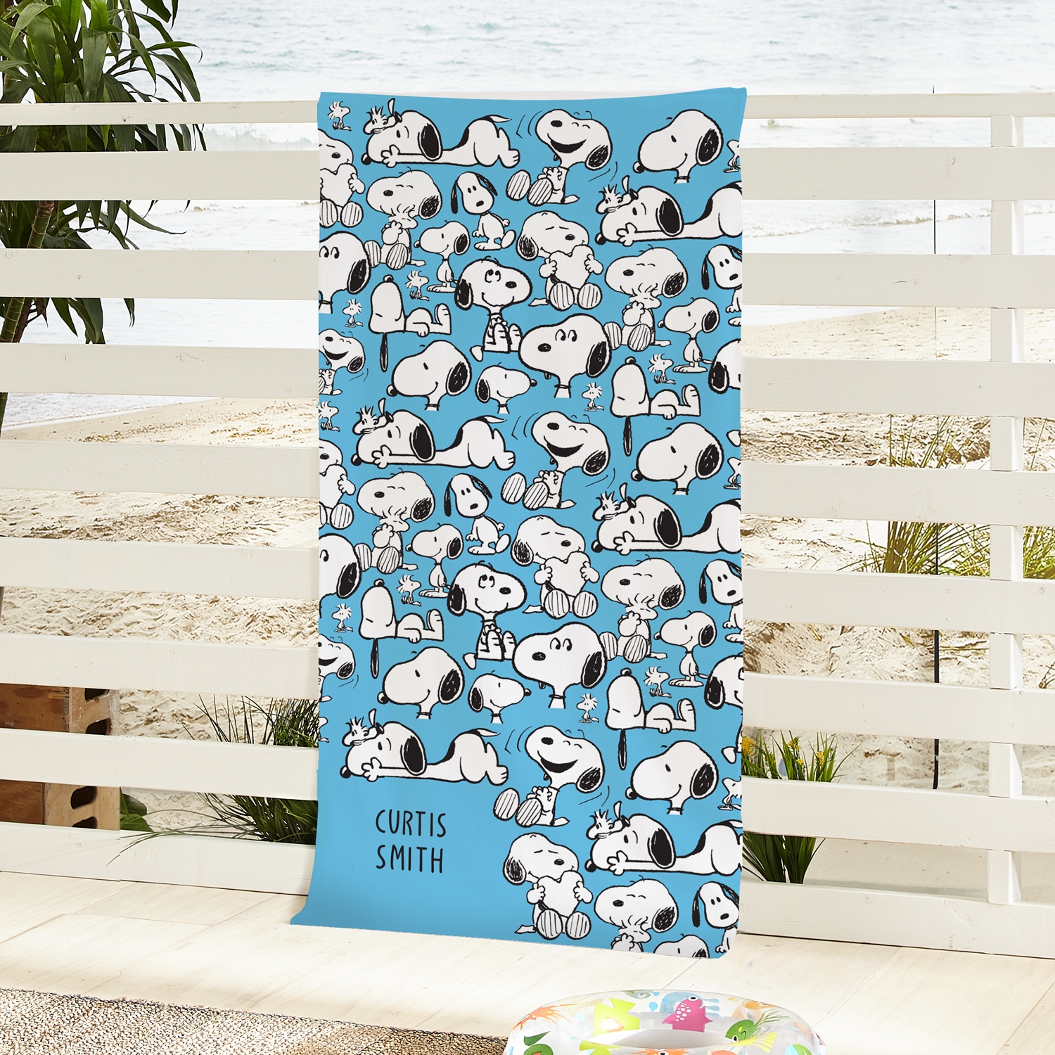 PEANUTS® Giggles and Laughs Beach Towel