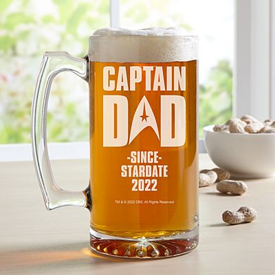 Star Trek™ Captain Dad Oversized Beer Mug
