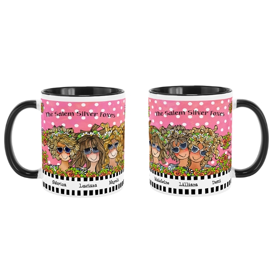 Foxblossom Co. Personalized Glass Mug