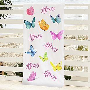 Butterflies Beach Towel - Standard
