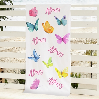 Butterflies Beach Towel