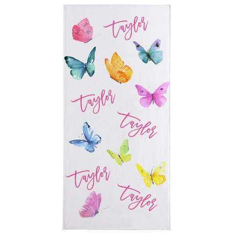 Butterflies Beach Towel - Standard