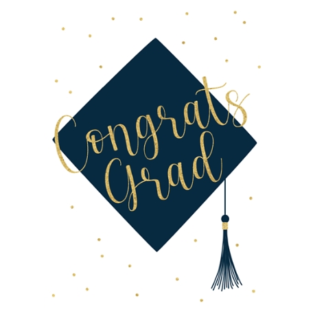 Congrats Glitter Gift Card