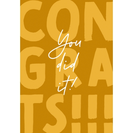 Modern Congrats Gift Card