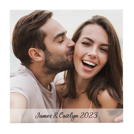 Picture-Perfect Photo Wood Block w/Msg-6x6-Natural Edge
