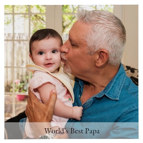 Picture-Perfect Photo Wood Block w/Msg-6x6-White Edge