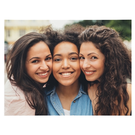 Picture-Perfect Photo Wood Block-8x6-White Edge