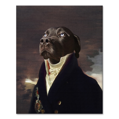 The Count Pet Photo Portrait-Unframed-16x20
