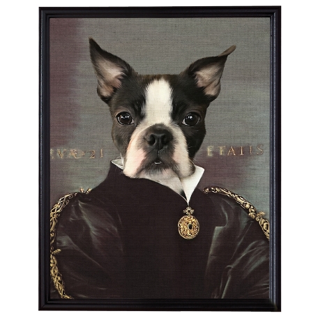 The Duchess Pet Photo Portrait-Framed-18x24