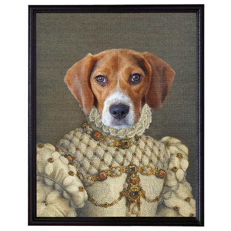 The Princess Pet Photo Portrait-Framed-11x14