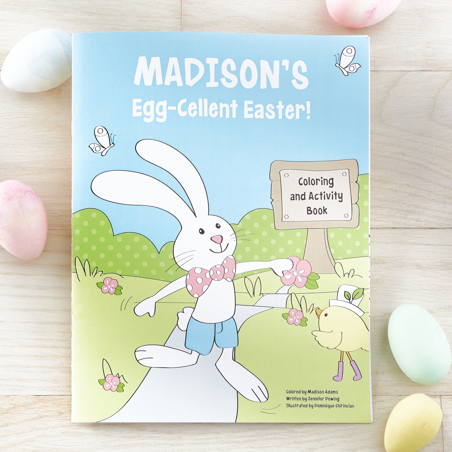 i See Me!® Personalized Eggcellent Coloring Book & Sticker Set