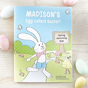 i See Me!® Personalized Eggcellent Coloring Book & Sticker Set