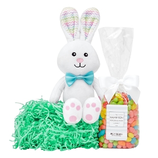 Plush Bunny, Grass & Jelly Beans