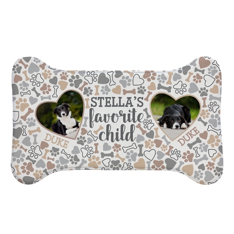 Favorite Child Photo Feeding Mats-Large Bone-Tan