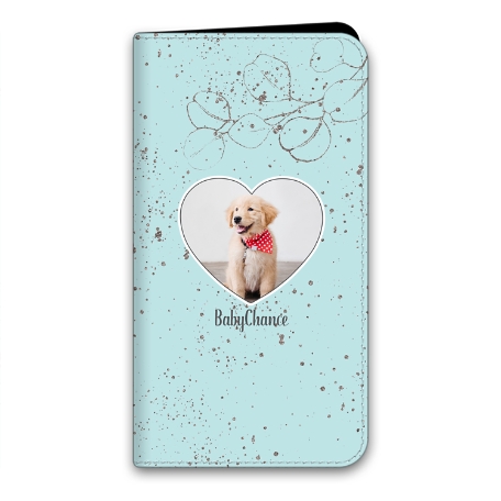 Heart Photo iPhone  12 Mini Folio Case