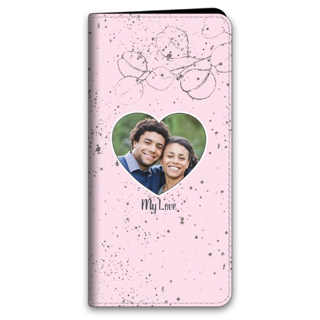 Heart Photo Samsung Galaxy S21 Ultra 5G Folio Case