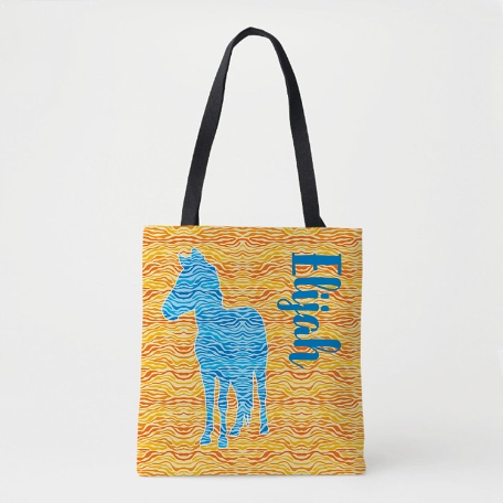 It's Wild Out There Tote Bag - Zebra