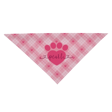 Love and Paws Pet Bandana- Pink - Small