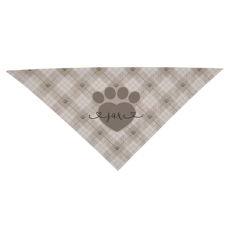 Love and Paws Pet Bandana - Tan - Large