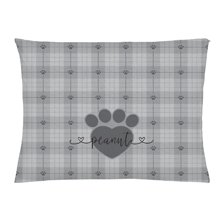 Love and Paws Pet Bed -Large-Gray