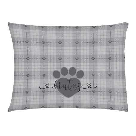 Love and Paws Pet Bed -Medium-Gray