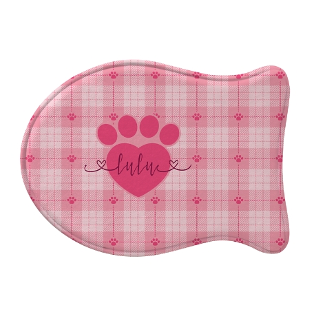 Love and Paws Pet Feeding Mat -Fish-Pink