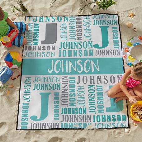 Name Game Beach Blanket