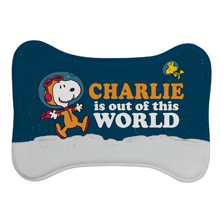 PEANUTS® Out of this World Pet Feeding Mat - Small Bone