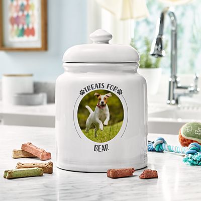 Picture Pawfect Photo Treat Jar