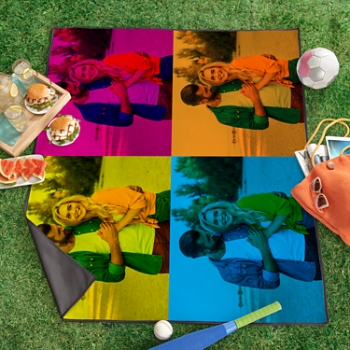 PopArt Photo Picnic Blanket