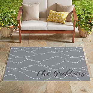 Sophisticated Swirl Outdoor Mat