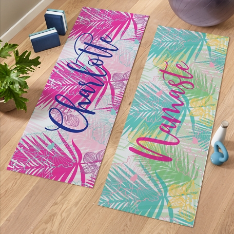 Tropical Palm Yoga Mat